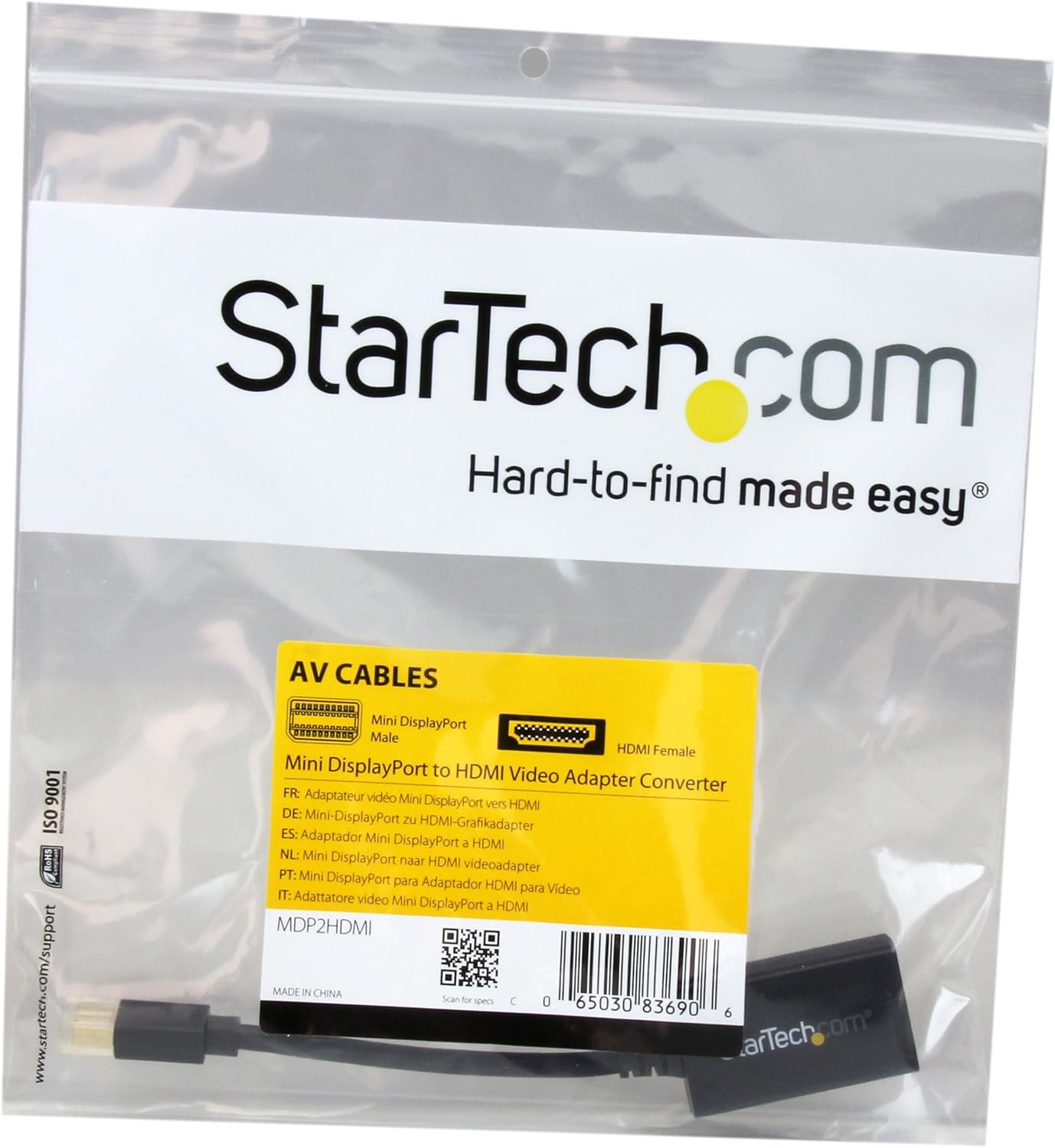 StarTech.com Mini DisplayPort to HDMI Adapter