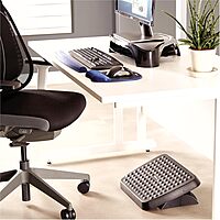 Fellowes 48121 Standard Foot Rest, Graphite Graphite 3.75" x 17.63" x 13.13" Standard Footrest