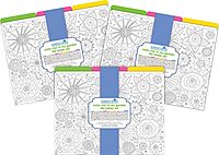 Barker Creek Designer File Folders Set of 36, Color Me! in My Garden, Multi-Design Set, Letter-Size, 1/3 Cut Tabs, 36 Folders in Set (3938)