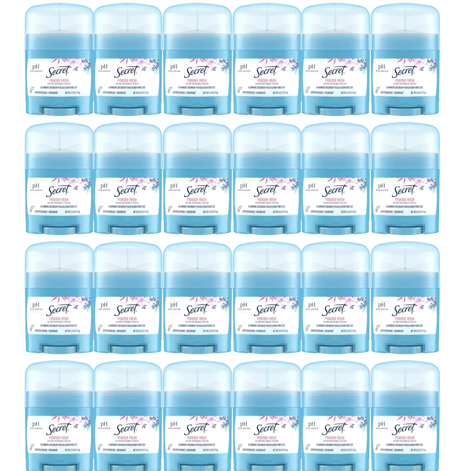 Secret Antiperspirant and Deodorant for Women, 24hr Sweat & Odor Protection, PH Balanced Protection, Gentle on Skin