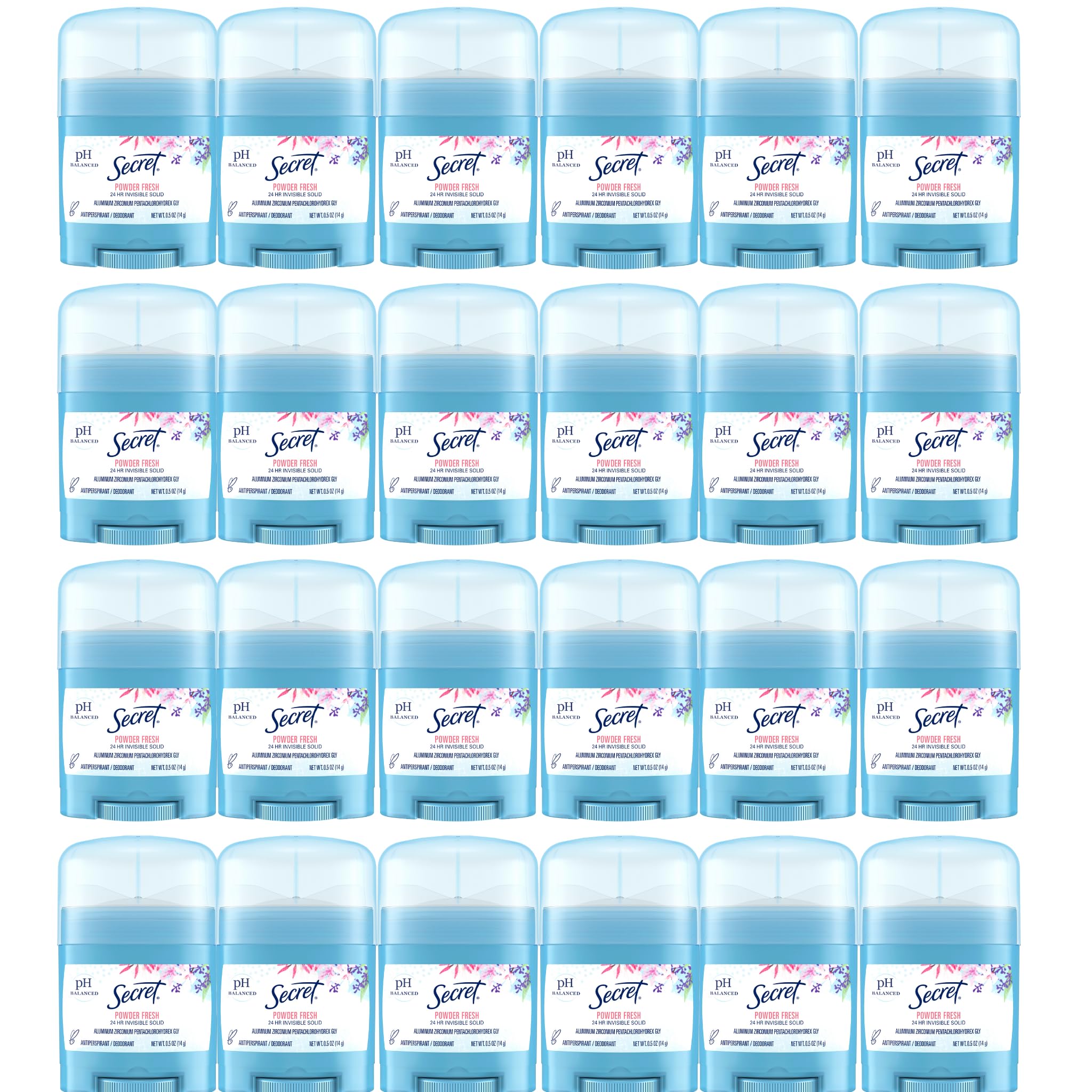 Secret Antiperspirant and Deodorant for Women, 24hr Sweat & Odor Protection, PH Balanced Protection, Gentle on Skin