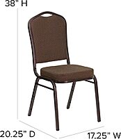 Flash Furniture HERCULES Series Crown Back Stacking Banquet Chair