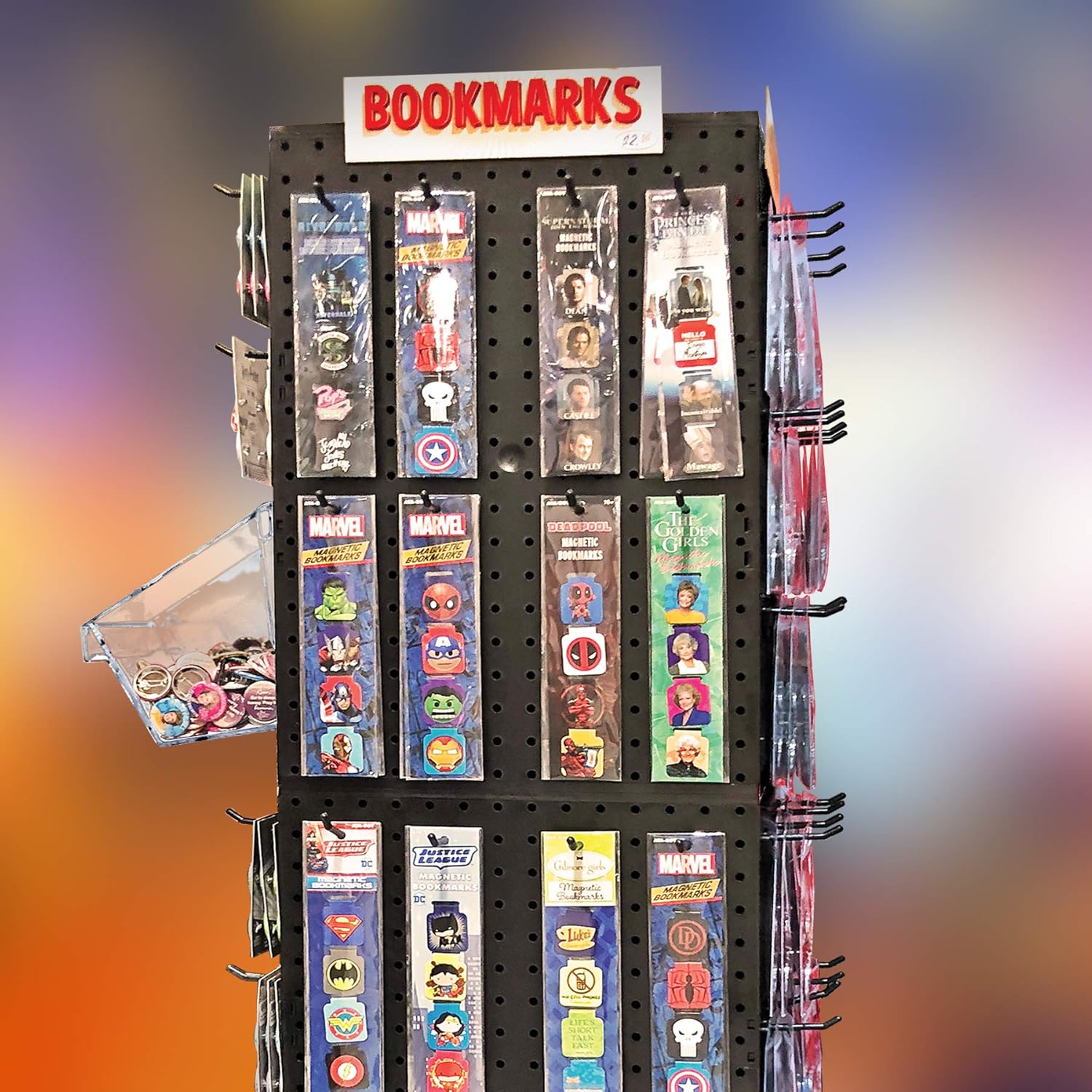 Azar Displays Lexan Locking Pegboard Hooks - Pack of 50