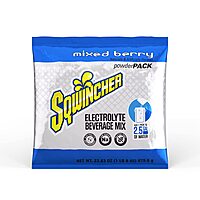 Sqwincher Powder Pack | Mixed Berry Flavored | Low Calorie | Low Sodium | Electrolyte Replenishment Hydration Drink Mix | Just Add to 2.5 Galons of Water | 23.83 oz Packet (Pack of 32)