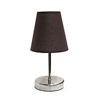Simple Designs Mini Basic Table Lamp with Fabric Shade
