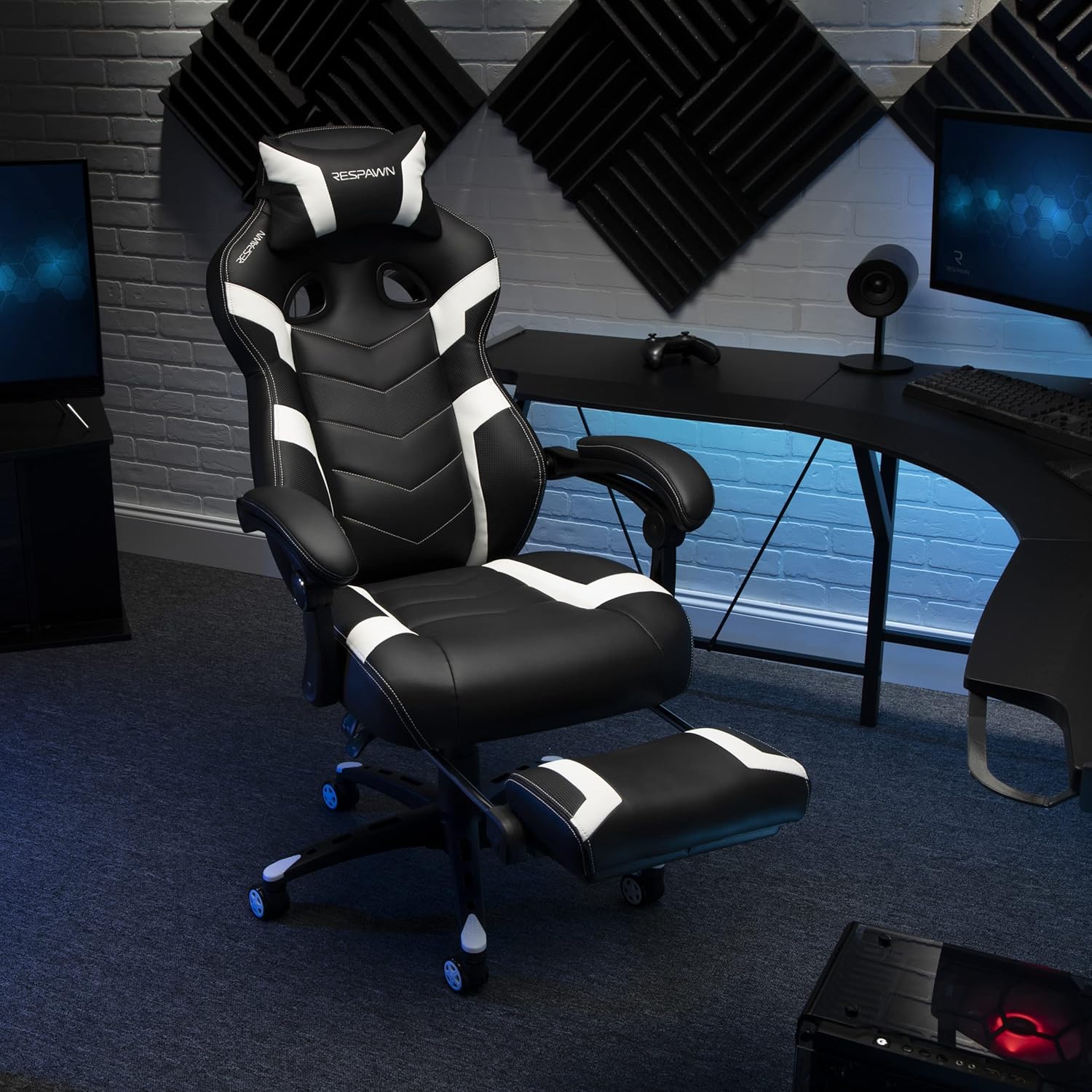 RESPAWN 110 Pro Ergonomic Gaming Chair with Footrest