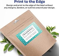 Avery Matte White Rectangle Labels, Sure Feed Technology, 2.5" x 4"