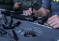 WHEELER Multi-Driver Tool Pen with Aluminum Handle for Gunsmithing and Firearm Maintenance