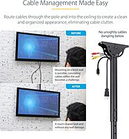 StarTech.com Universal Ceiling Mount for TVs and Projectors