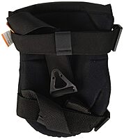 ALTA 50413 AltaFLEX Knee Protector Pad, Black Cordura Nylon Fabric, AltaLOK Fastening, Flexible Cap, Long