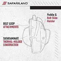 SAFARILAND 6378 ALS Paddle Holster with Belt Loop