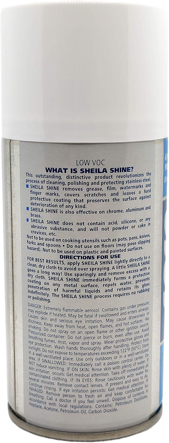 SHEILA SHINE Low VOC Stainless Steel Cleaner and Polish