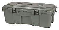 PLANO Storage Trunk with Wheels & Lockable Latches