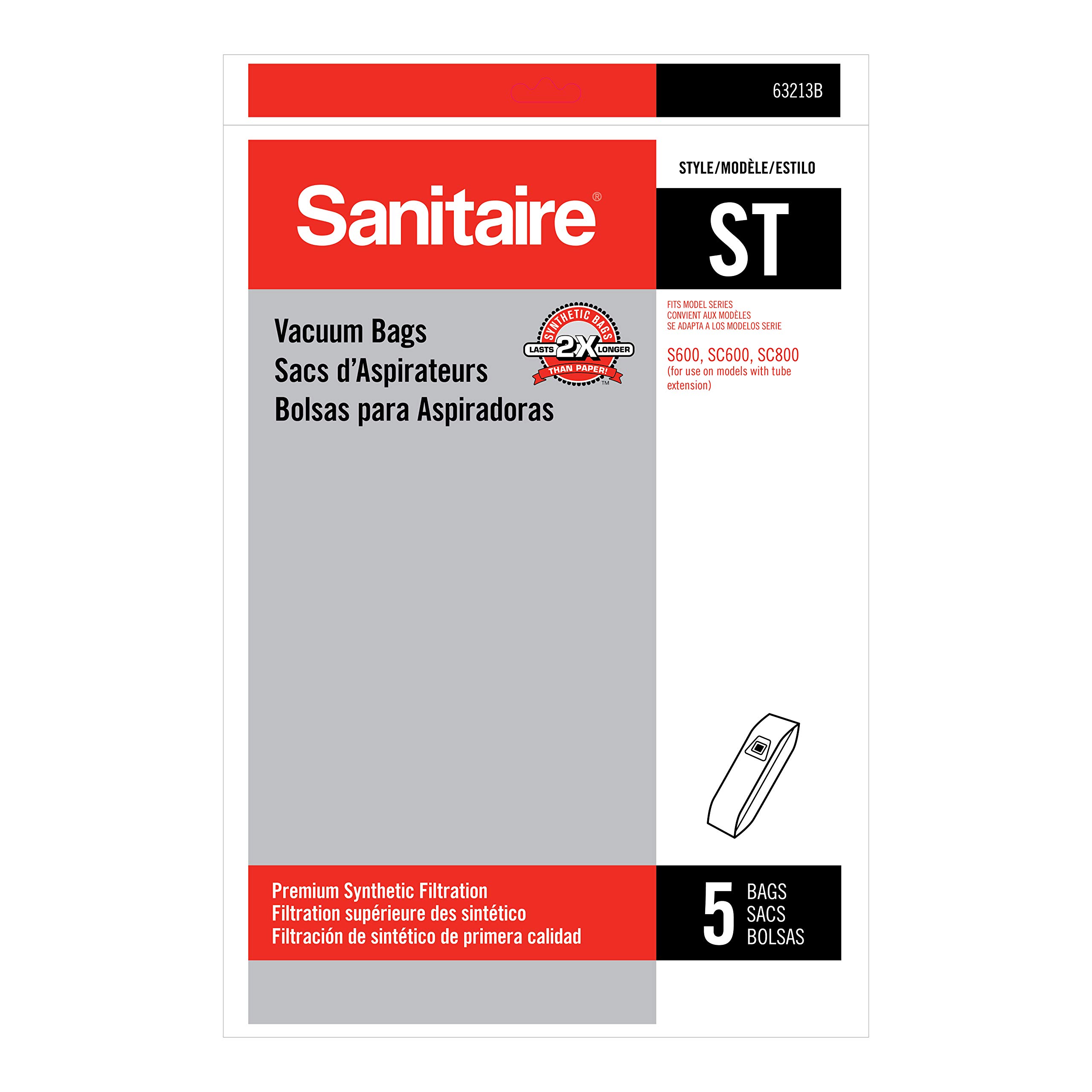 Sanitaire ST Style Vacuum Bags, 5-Pack (White)