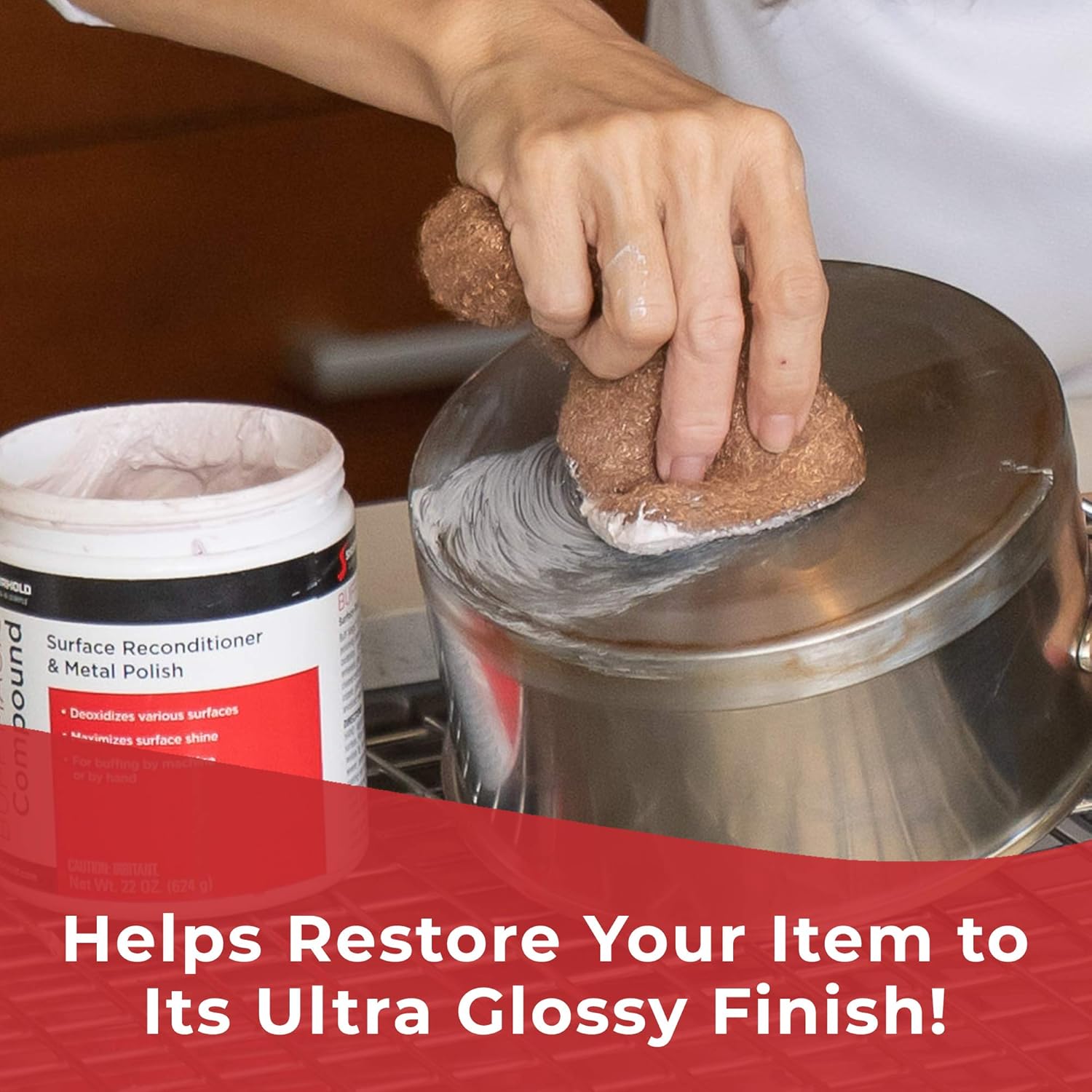 Shurhold Yacht Brite YBP-0101 Buff Magic Jar - 22 oz. 22 oz Pink