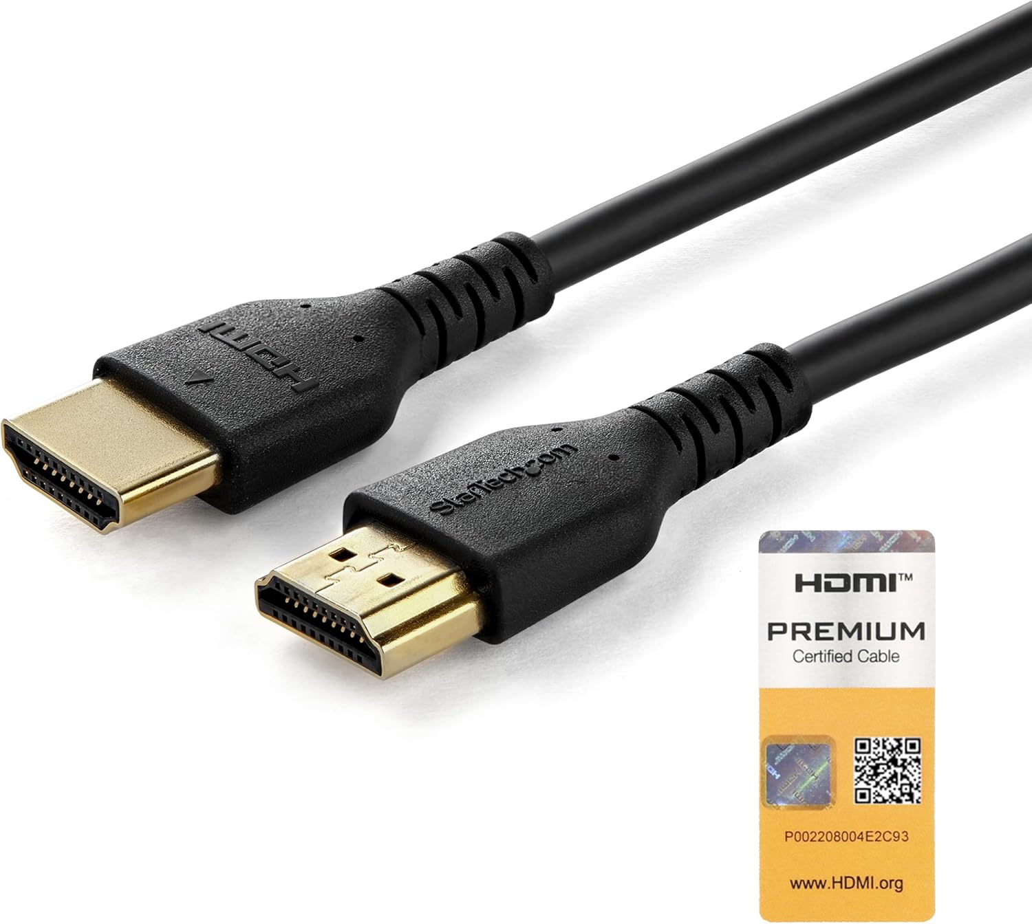 StarTech.com Premium Certified High Speed HDMI 2.0 Cable with Ethernet