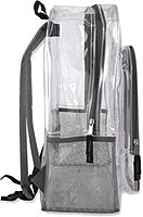 TRAILMAKER Heavy Duty Clear Backpack | Transparent Stadium-Approved for Women, Men, School, Travel
