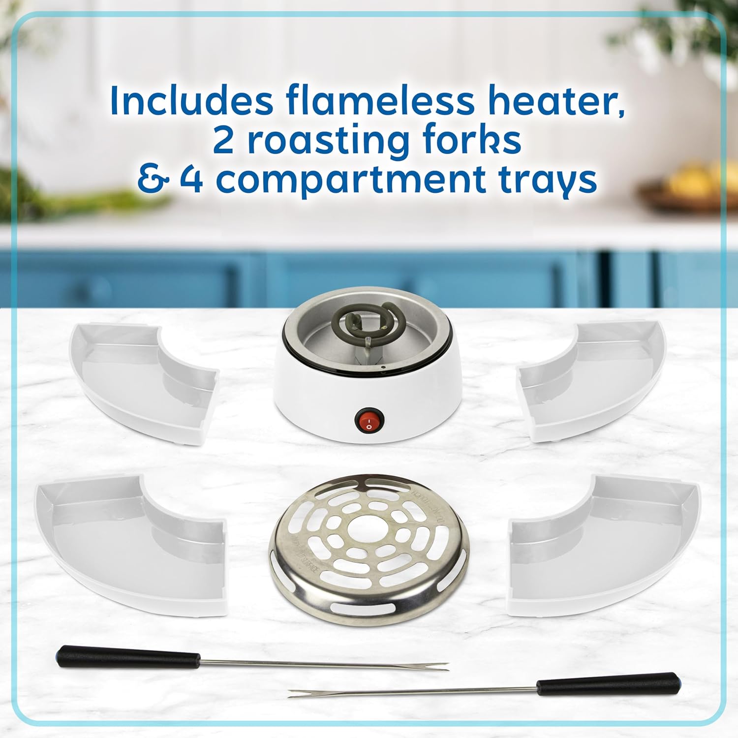 NOSTALGIA Tabletop Indoor Electric S'mores Maker