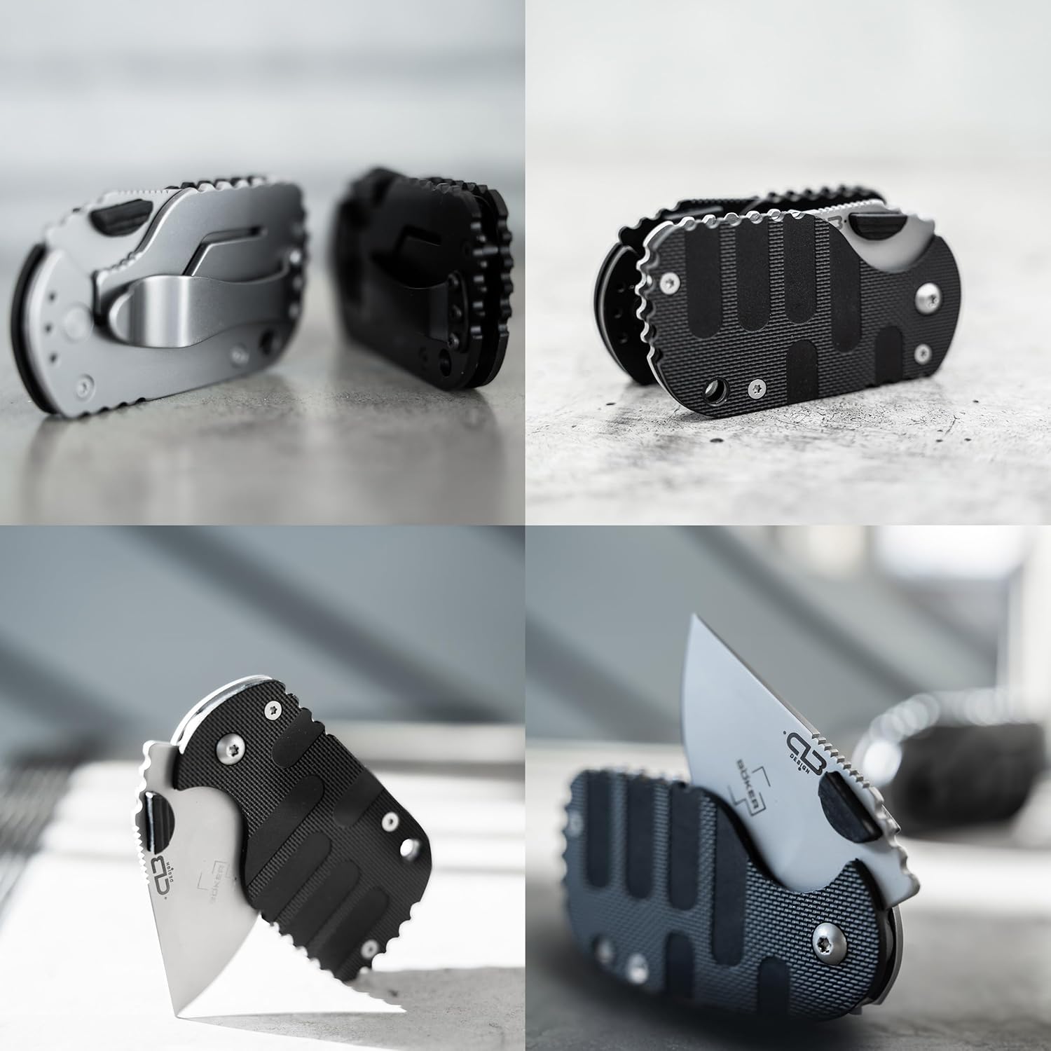 Böker Plus Subcom 2.0 Black - knife with Zytel handle scales - with D2 blade - with clip