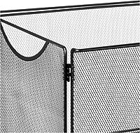 Safco Onyx Rolling Cart Desktop Tub File, Fits Letter-Size Hanging Folders, Collapsible Desk Organizer, Durable Steel Mesh Construction, Black