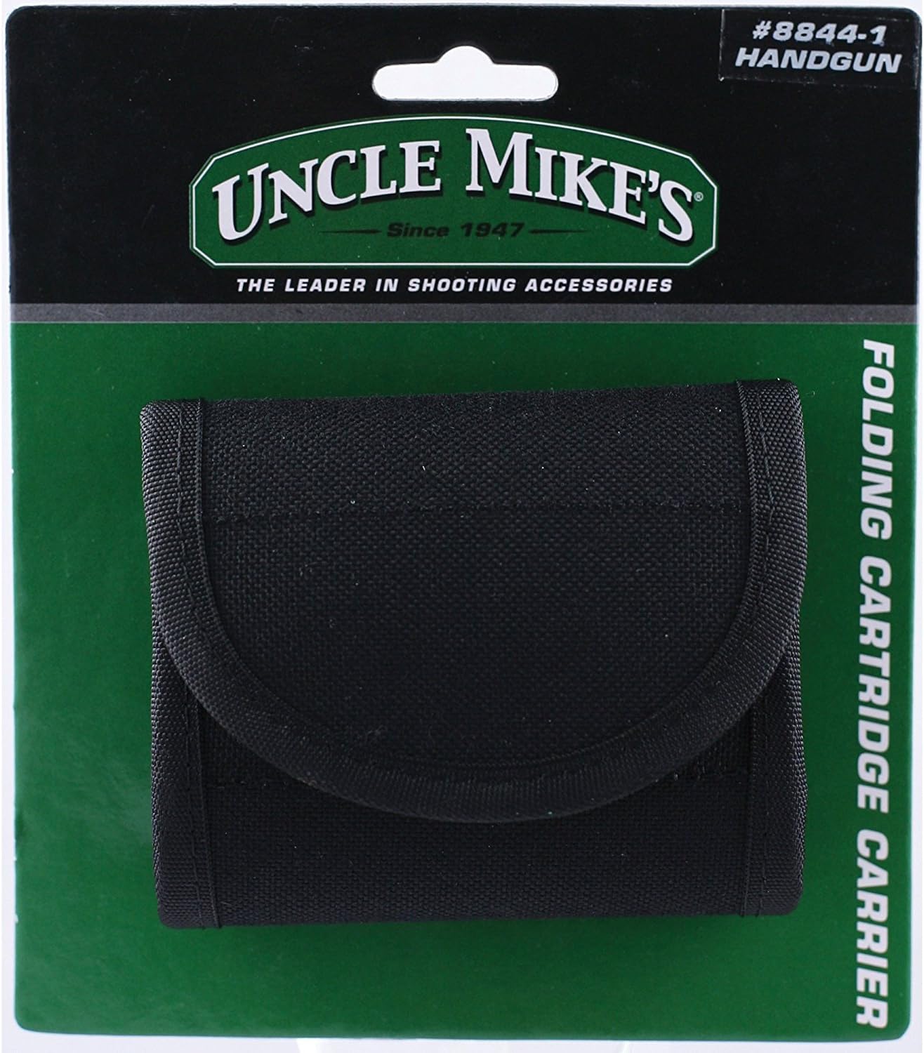 Uncle Mike's Kodra Folding Handgun Cartridge Carrier, Black