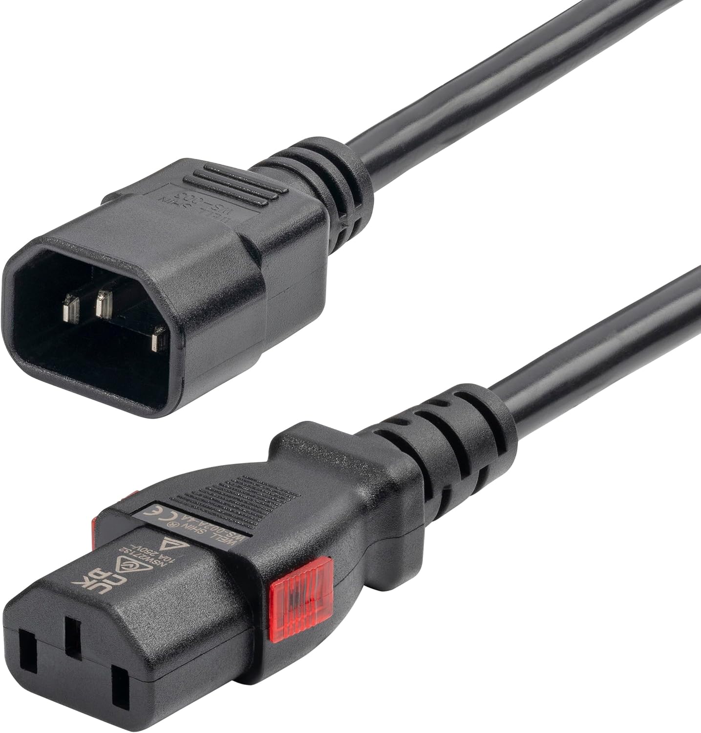 StarTech.com Power Extension Cord IEC 60320 C14 to C13