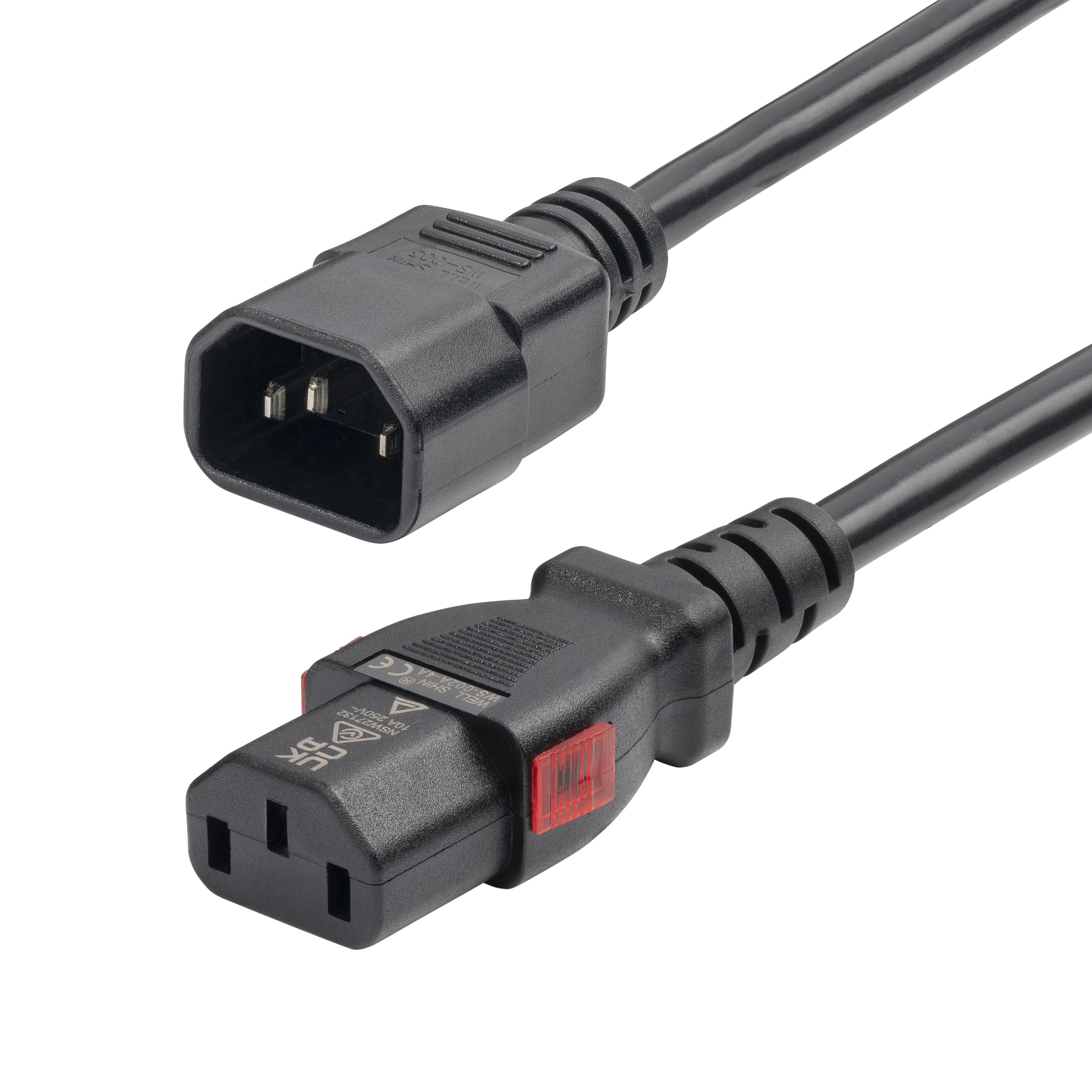 StarTech.com Power Extension Cord IEC 60320 C14 to C13