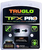 TRUGLO TFX PRO Handgun Sight, Tritium & Fiber-Optic Day/Night