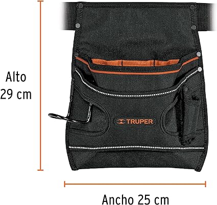 Porta herramientas de poliéster, 7 compartimentos - PONY-7 / 15312