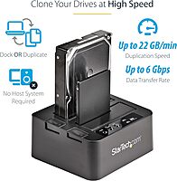 StarTech.com Standalone Dual-Bay Hard Drive Duplicator & Docking Station