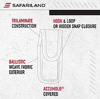 BIANCHI AccuMold Model 7303 Single Magazine/Knife Pouch