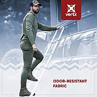 VERTX Mens Merino Wool Base Layer Pants