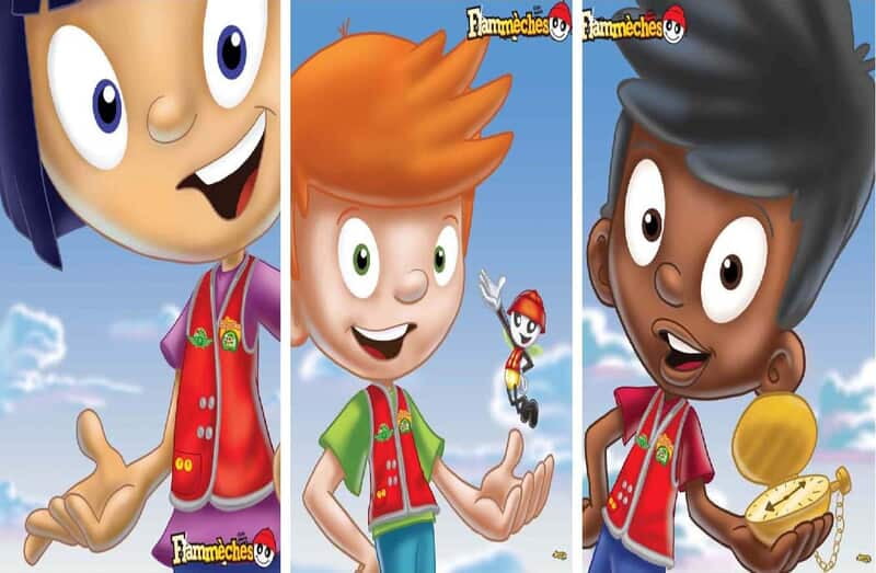 Affiches promotionnelles des Flammèches, Paquet de 3 Affiches promotionnelles des Flammèches, Paquet de 3