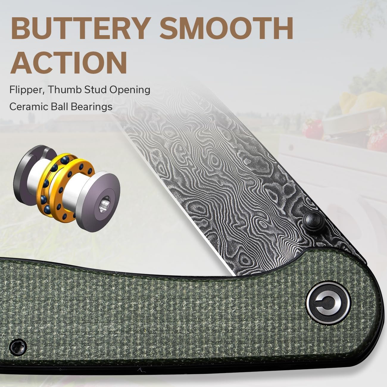 CIVIVI Elementum Folding Knife - Wharncliffe