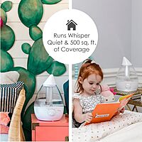 CRANE Drop 1-Gallon Ultrasonic Cool Mist Humidifier