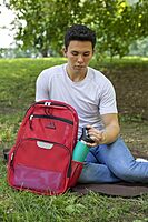 SUMMIT RIDGE Reflective Mesh Backpack with Wire Frame (18 x 13 x 5.5 in)