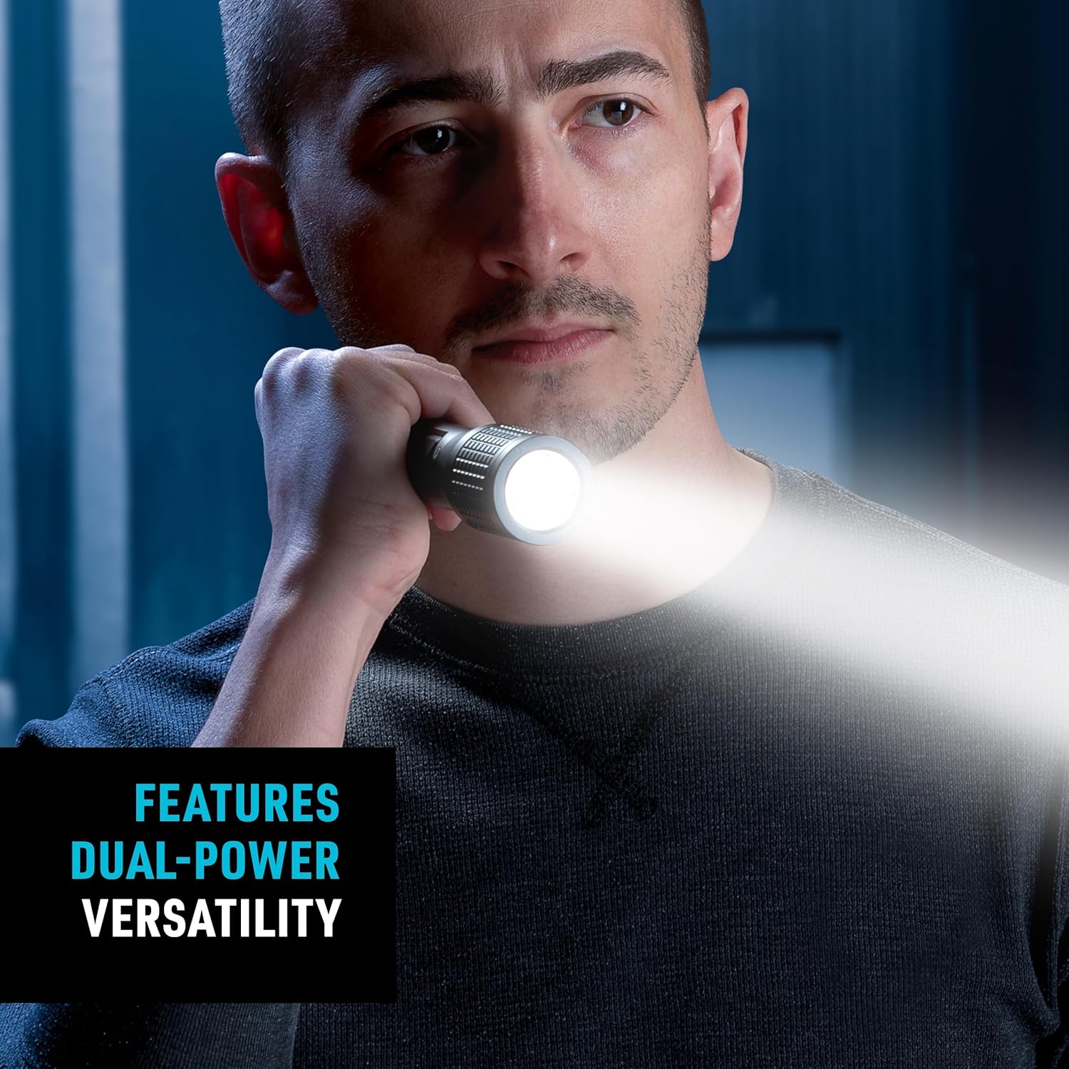 Nite Ize INOVA T4R Powerswitch Rechargeable Tactical Flashlight - 1300 Lumen Tactical Flashlight with Professional-Grade USB