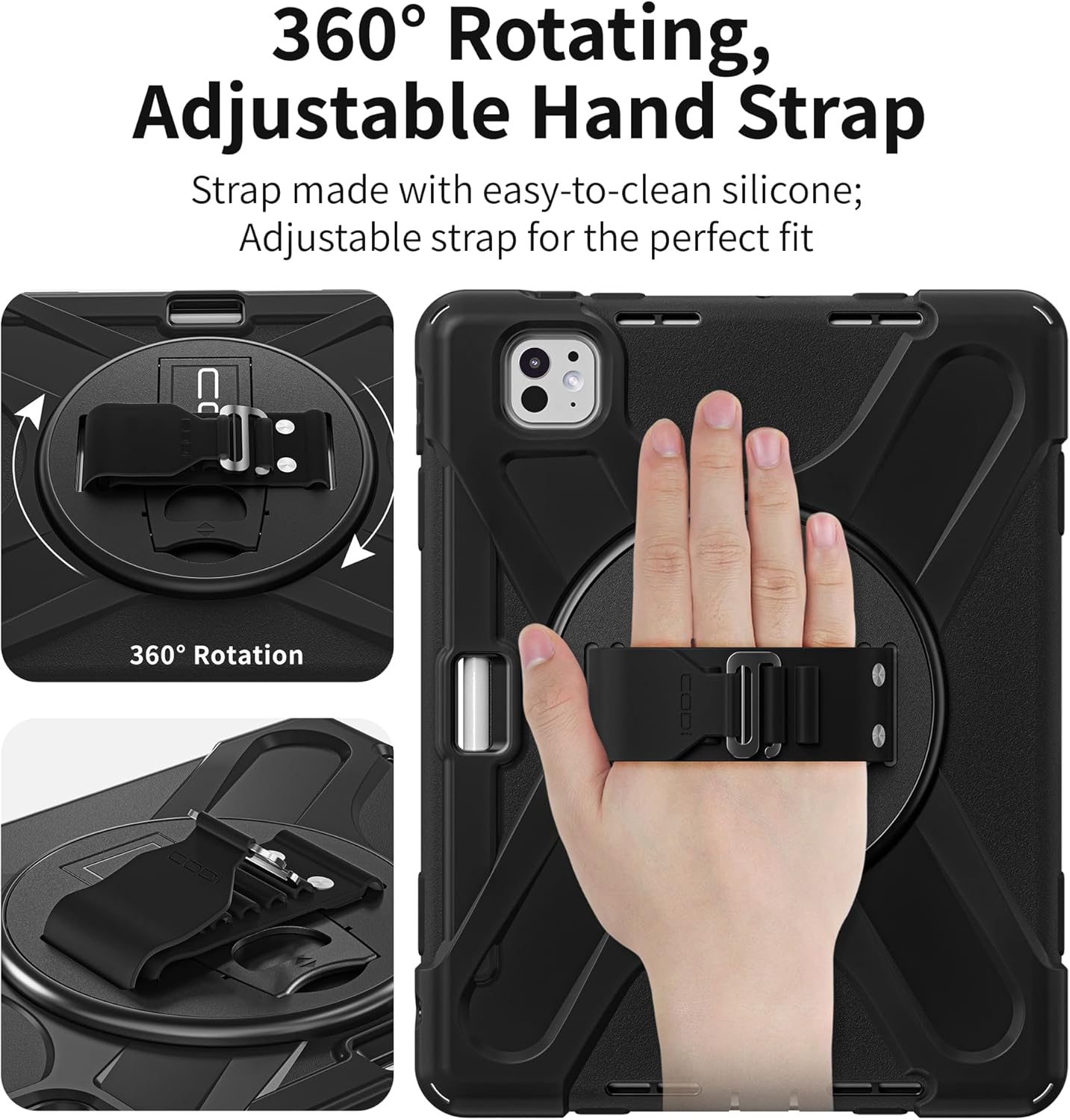 CODi Rugged Case for iPad Pro 11" (M4) (2024) | 360° Protection, Drop-Test & Fluid Contamination Certified