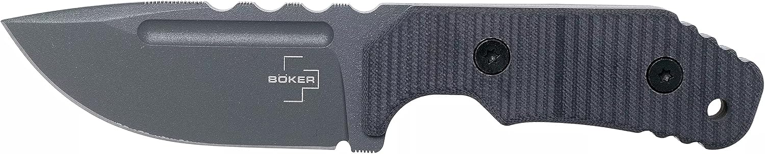 BÖKER PLUS Little Dvalin Fixed Blade EDC Knife - D2 Tanto - G10 - Kydex Sheath