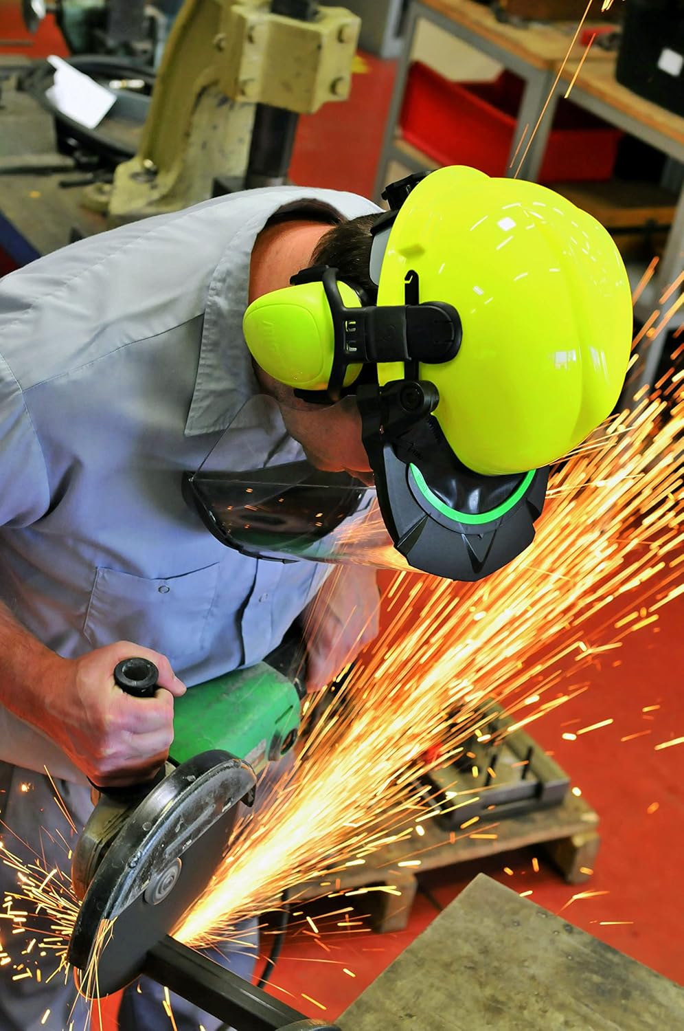 MSA 10115730 V-Gard Frame - General Purpose Applications, Fits Cap-Style Hard Hats, Black, High Density Polyethylene (HDPE)