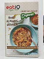 eatiQ Organic Foods - ORGANIC CRUNCHY HONEY ALMOND GRANOLA 320G