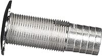 ATTWOOD Stainless Steel Straight Barbed Thru-Hull (Standard Thread)