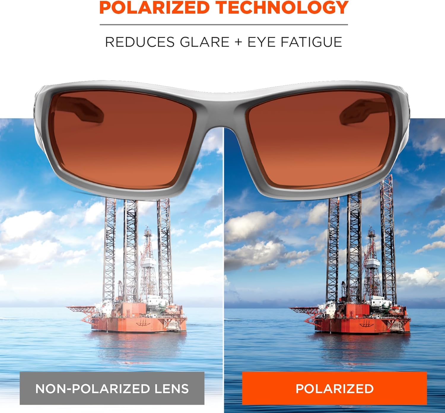 ERGODYNE Skullerz Odin Polarized Safety Sunglasses