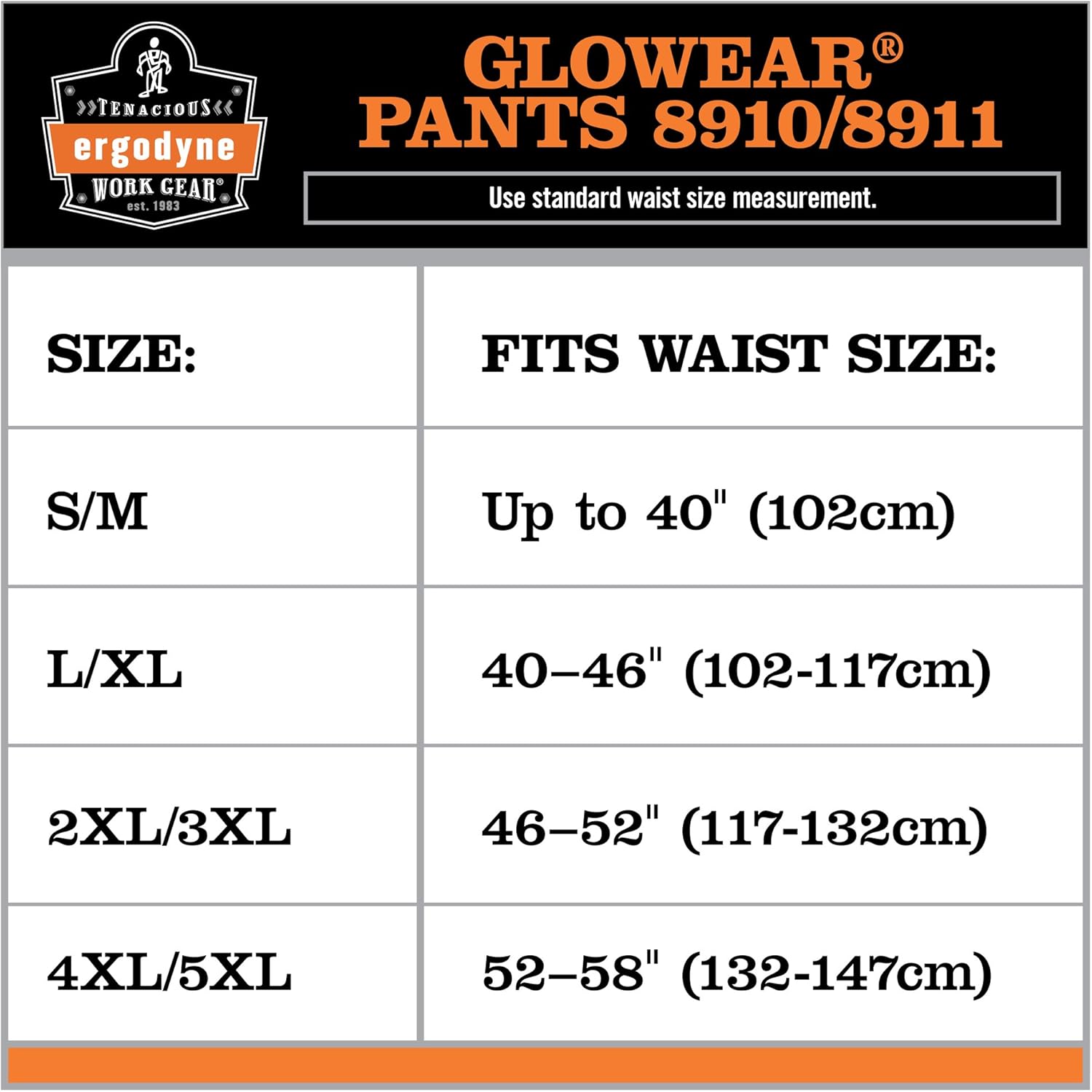 Ergodyne GloWear 8911 Class E Two-Tone Reflective Safety Pants