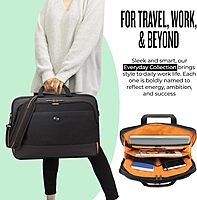 Solo New York Briefcase - Laptop Carrying Bag for Women & Men, Brief for Travel & Work, Internal Tablet Pocket