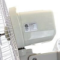 Vie Air 16" Plastic Wall Fan with Remote Control in White