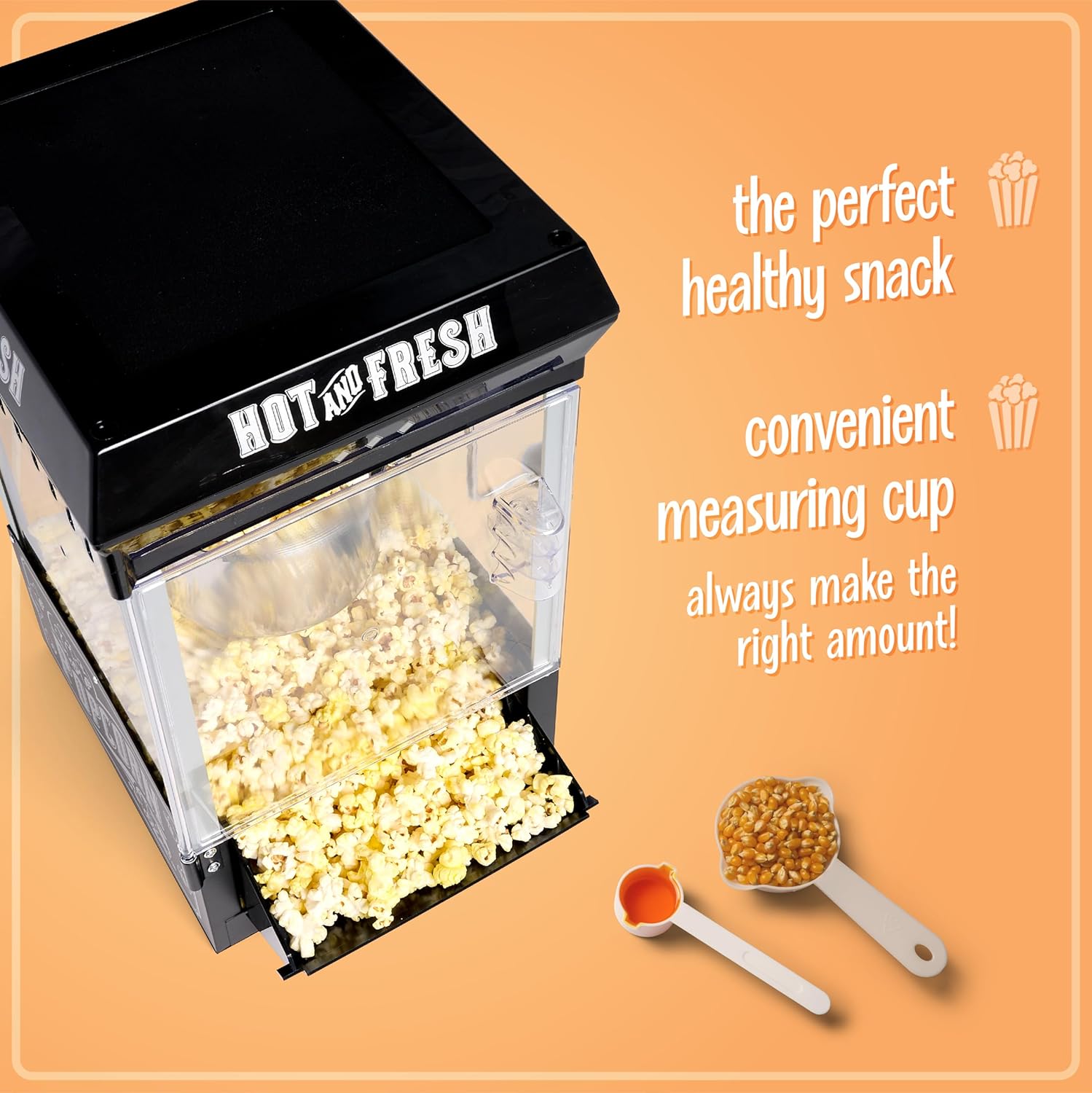 Nostalgia Popcorn Maker Machine - Professional Vintage Movie Theater Style