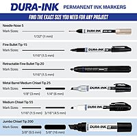 Markal Dura-Ink 200 Jumbo Chisel Permanent Ink Marker