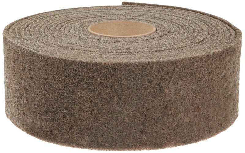 Scotch-Brite Cut and Polish Roll, 30' Length x 2" Width, Medium (Pack of 1)