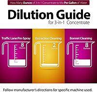 OdoBan Professional 3-in-1 Carpet Cleaner Concentrate, Made in the USA, 1 Gallon
